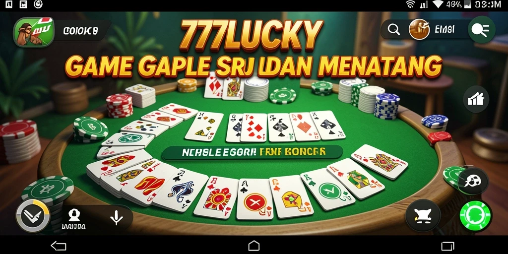 Tampilan gameplay seru di 777LUCKY dengan teman-teman.
