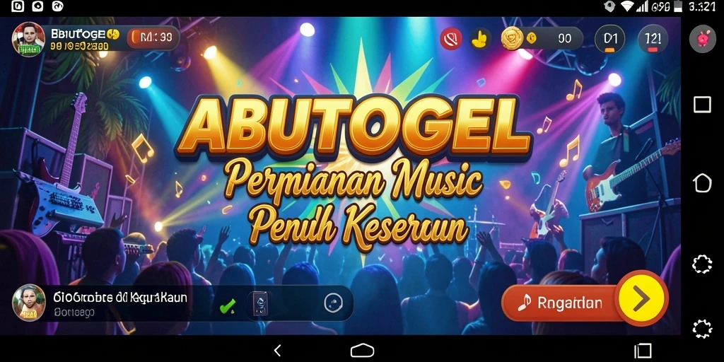 Tampilan gameplay ABUTOGEL yang memukau dan interaktif.