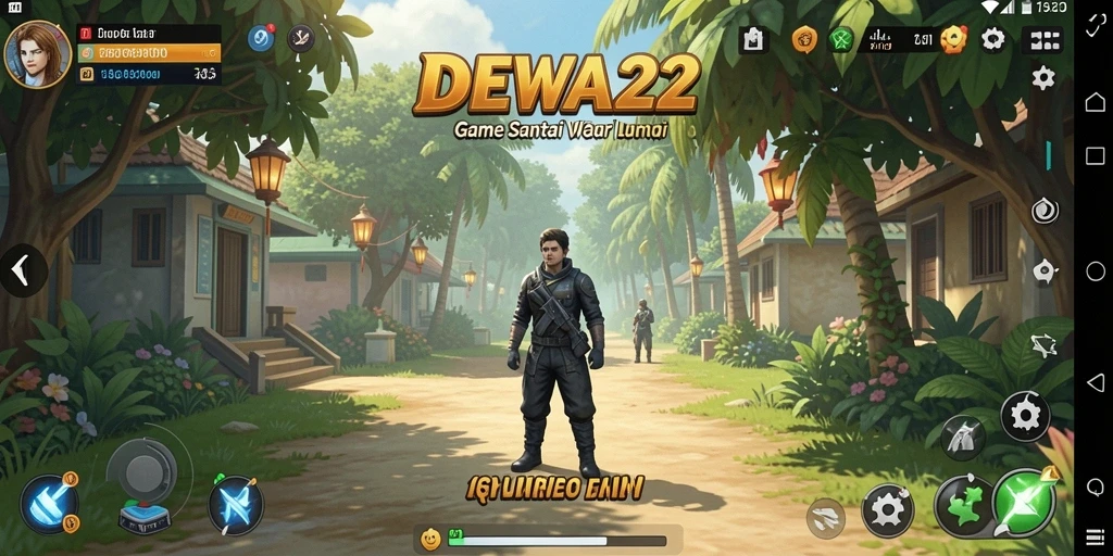 Screenshot DEWA22 menampilkan gameplay santai yang mengasyikkan.
