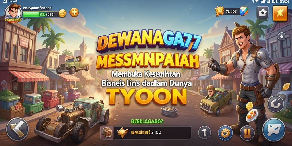 Tampilan gameplay DEWANAGA77 yang menarik dan penuh strategi Tycoon.