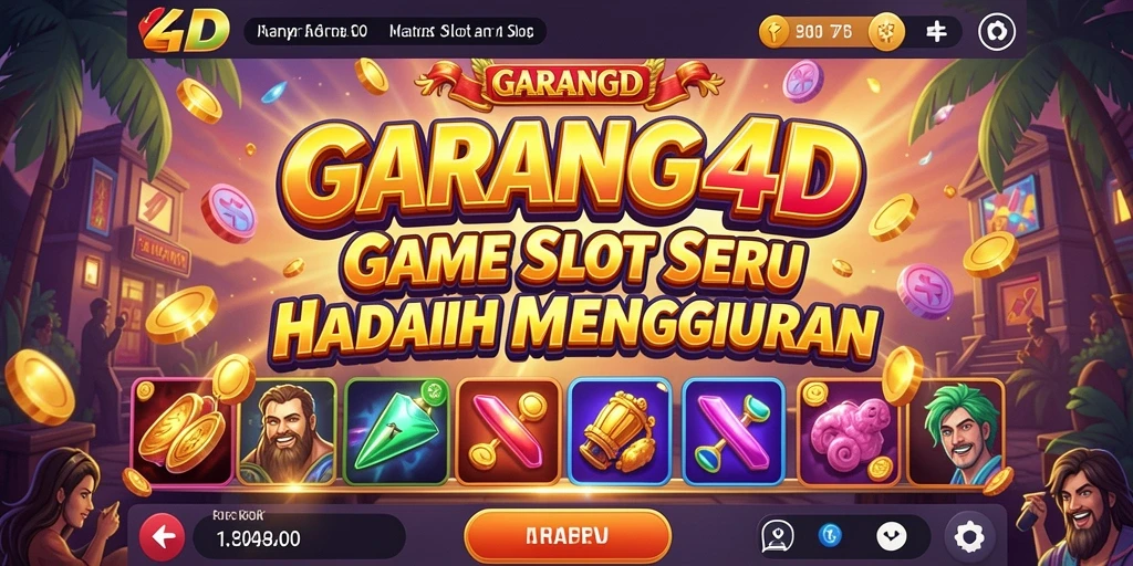 Tampilan menarik dari gameplay Slot GARANG4D yang mendebarkan.