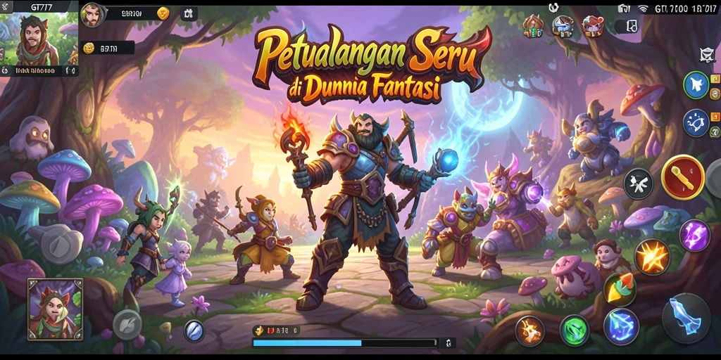 Screenshot GT777 menampilkan aksi seru dalam petualangan.