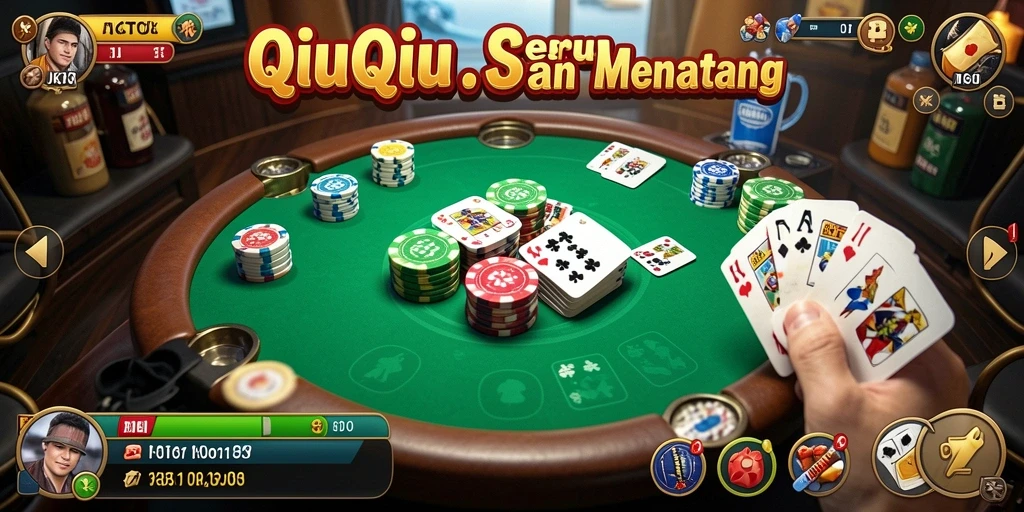 Screenshot utama JKTOK menampilkan gameplay seru QiuQiu.
