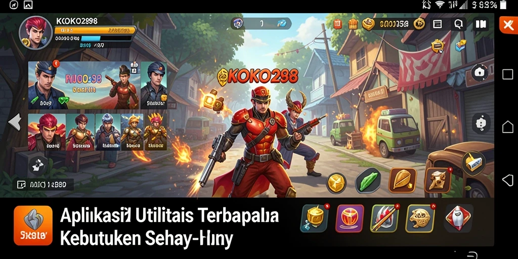 Tampilan antarmuka aplikasi KOKO288 yang menarik dan fungsional.