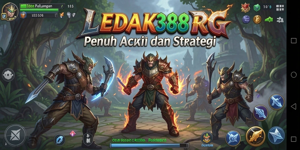 Tampilan gameplay LEDAK388 yang menegangkan dan mengasyikkan.