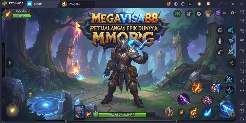Menampilkan aksi seru dan grafis megah dalam MEGAVISA88.