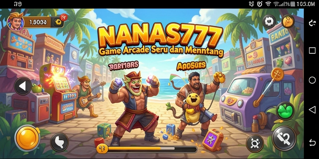 Screenshot gameplay <strong>NANAS777</strong> dengan visual menawan dan aksi seru.