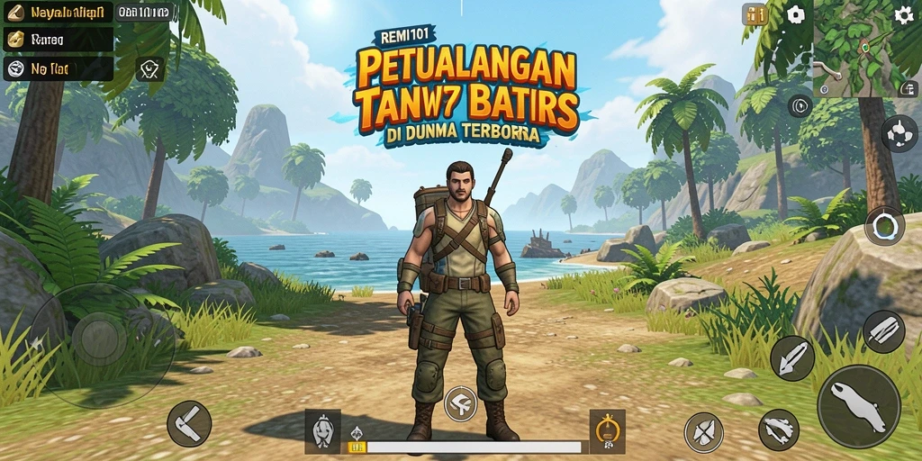 Tampilan gameplay mendebarkan di dunia terbuka REMI101.