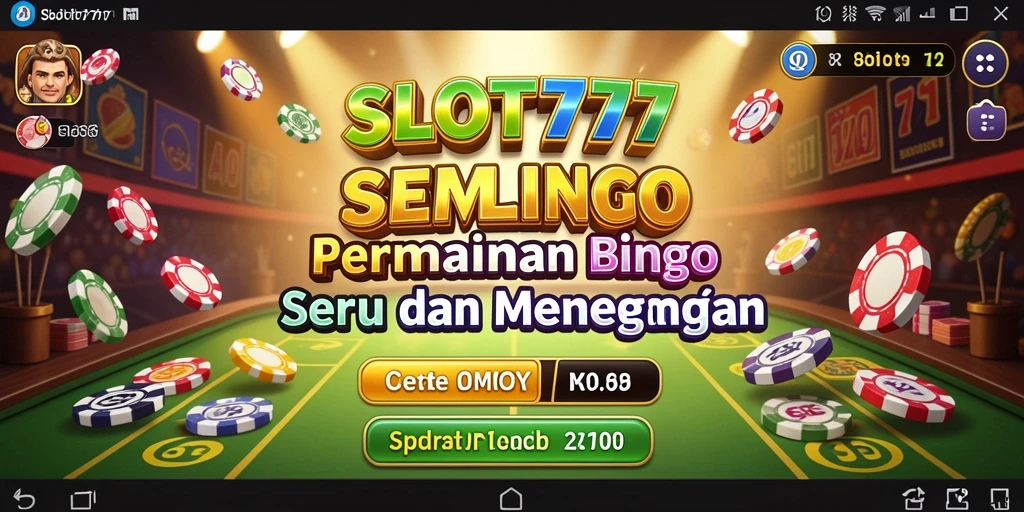Tampilan permainan Bingo SLOT777 yang menarik dan dinamis.