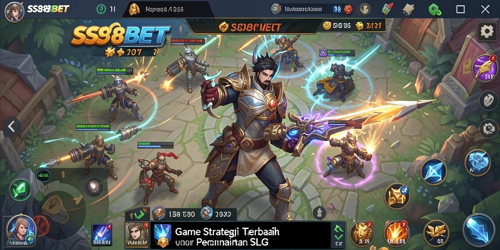 Screenshot gameplay SS88BET menampilkan pertempuran strategis yang mendebarkan.
