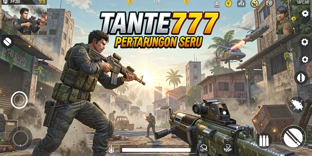 Tampilan seru dari gameplay TPS di TANTE777.