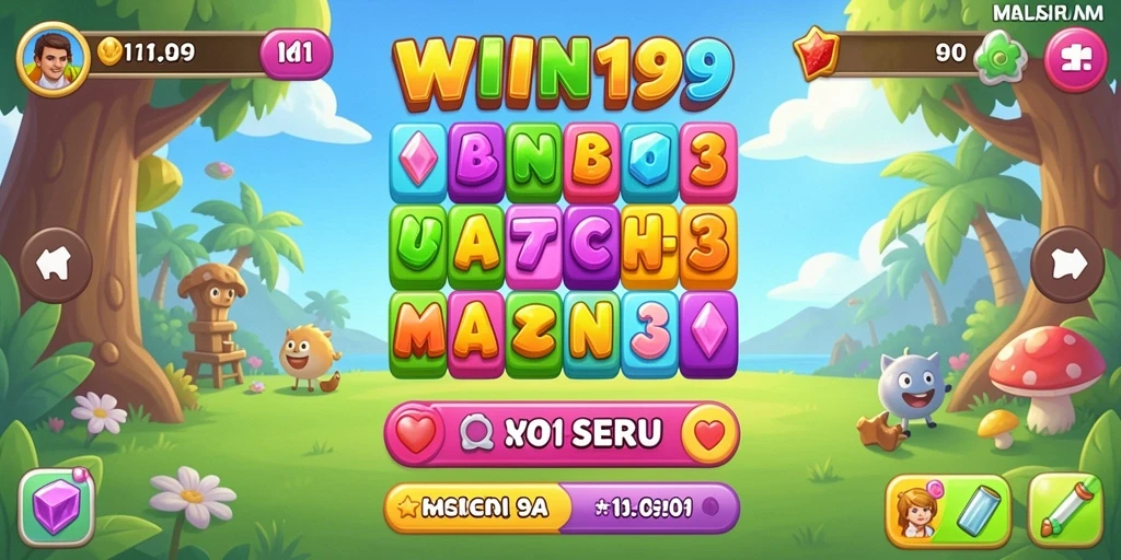 Tampilan gameplay seru dan menantang di WIN199.