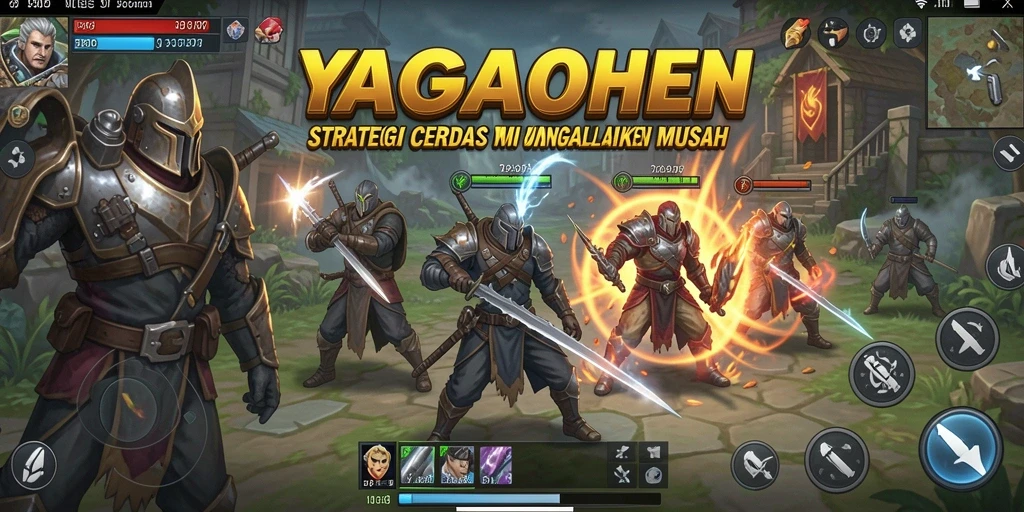 Tangkapan layar gameplay YAGAOHEN yang menampilkan pertempuran strategi yang menarik.