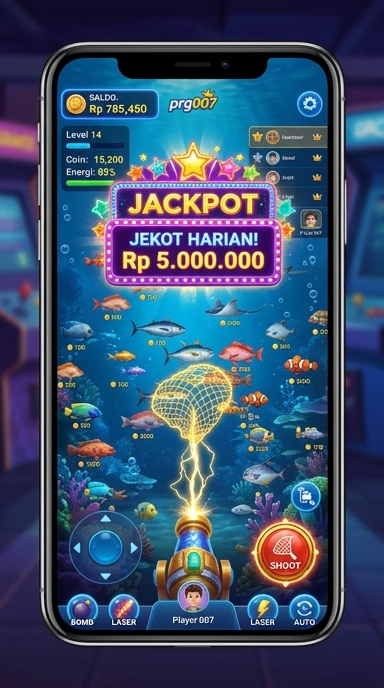 Pengguna sedang menjelajahi katalog aplikasi di prg007.